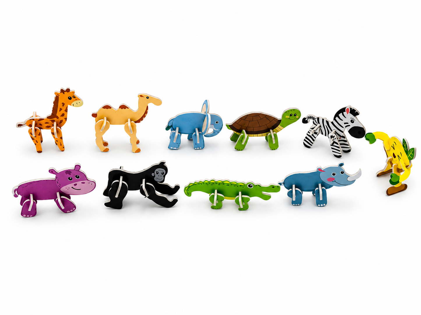 Kids Animal Puzzle Toy Set – 10 Piece