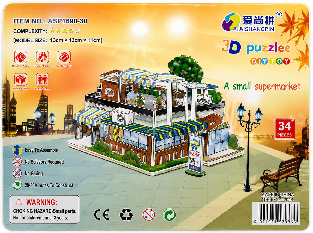 DIY 3D Puzzle Toy for Kids