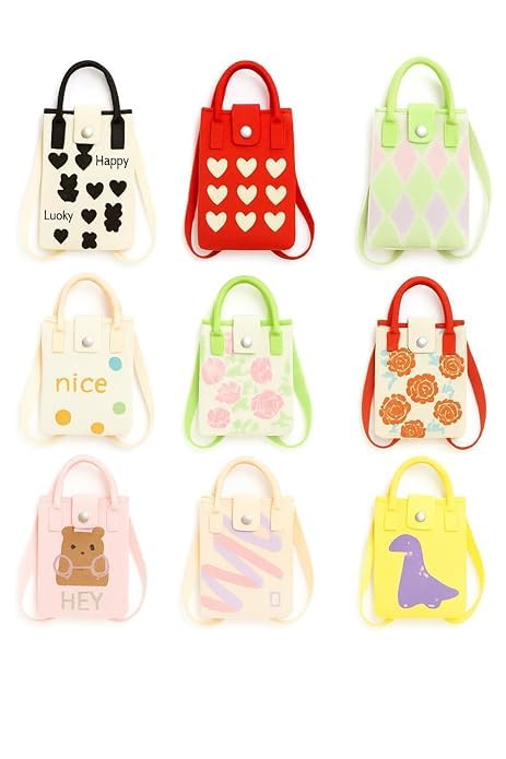 Women’s Trendy Knitted Mini Sling Bag | Stylish Mobile Phone Pouch | Random Colour & Design | Pack of 1