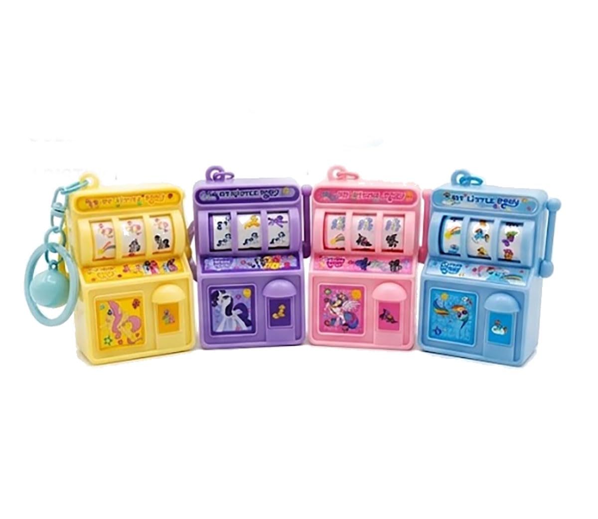 Mini Pocket Toy Slot Machine Keychain for Kids | Cute Interactive Fidget Toy | Random Colour & Design