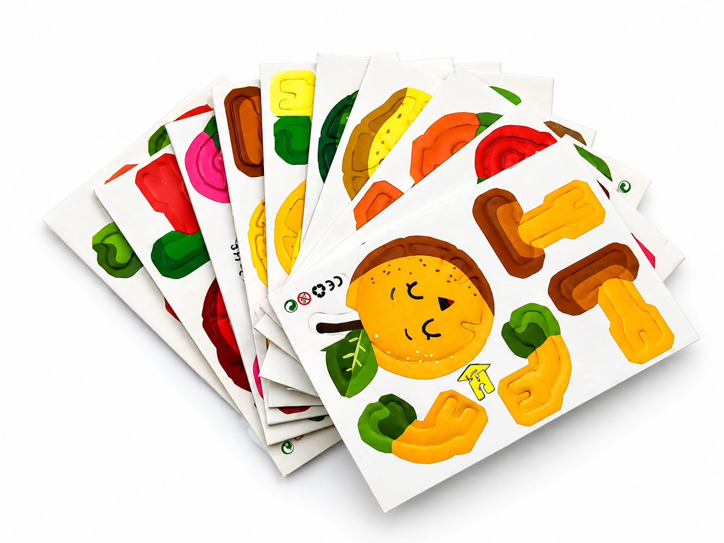 DIY 3D Fruit Puzzle Board for Kids – 10 Piece
