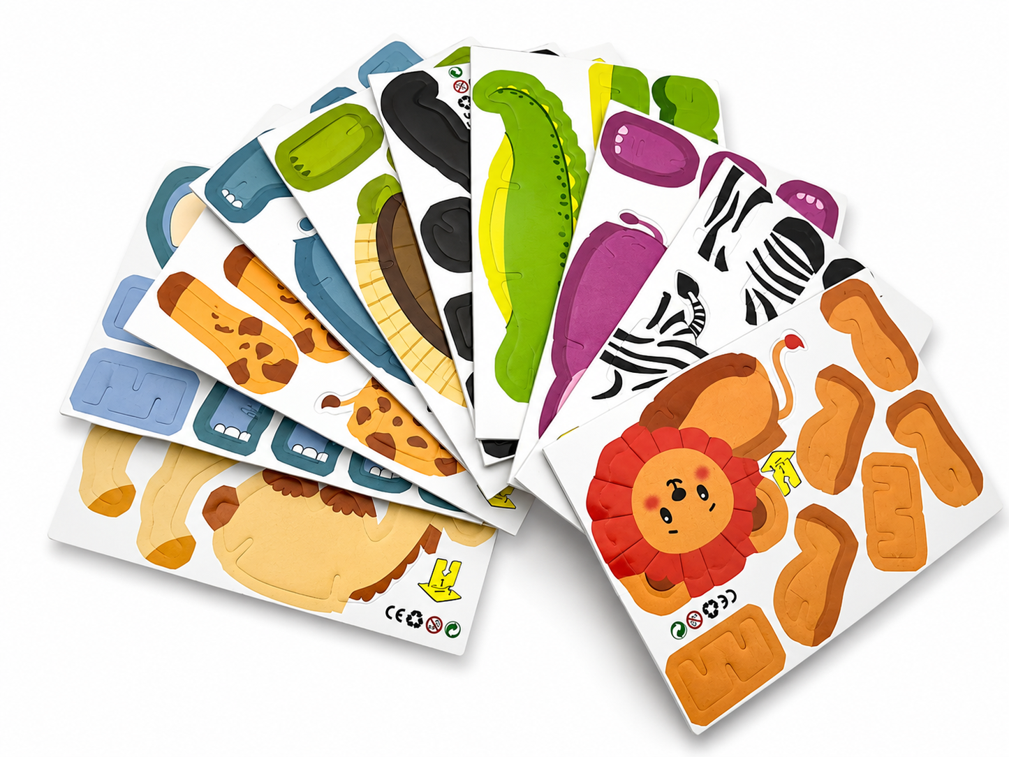 Kids Animal Puzzle Toy Set – 10 Piece