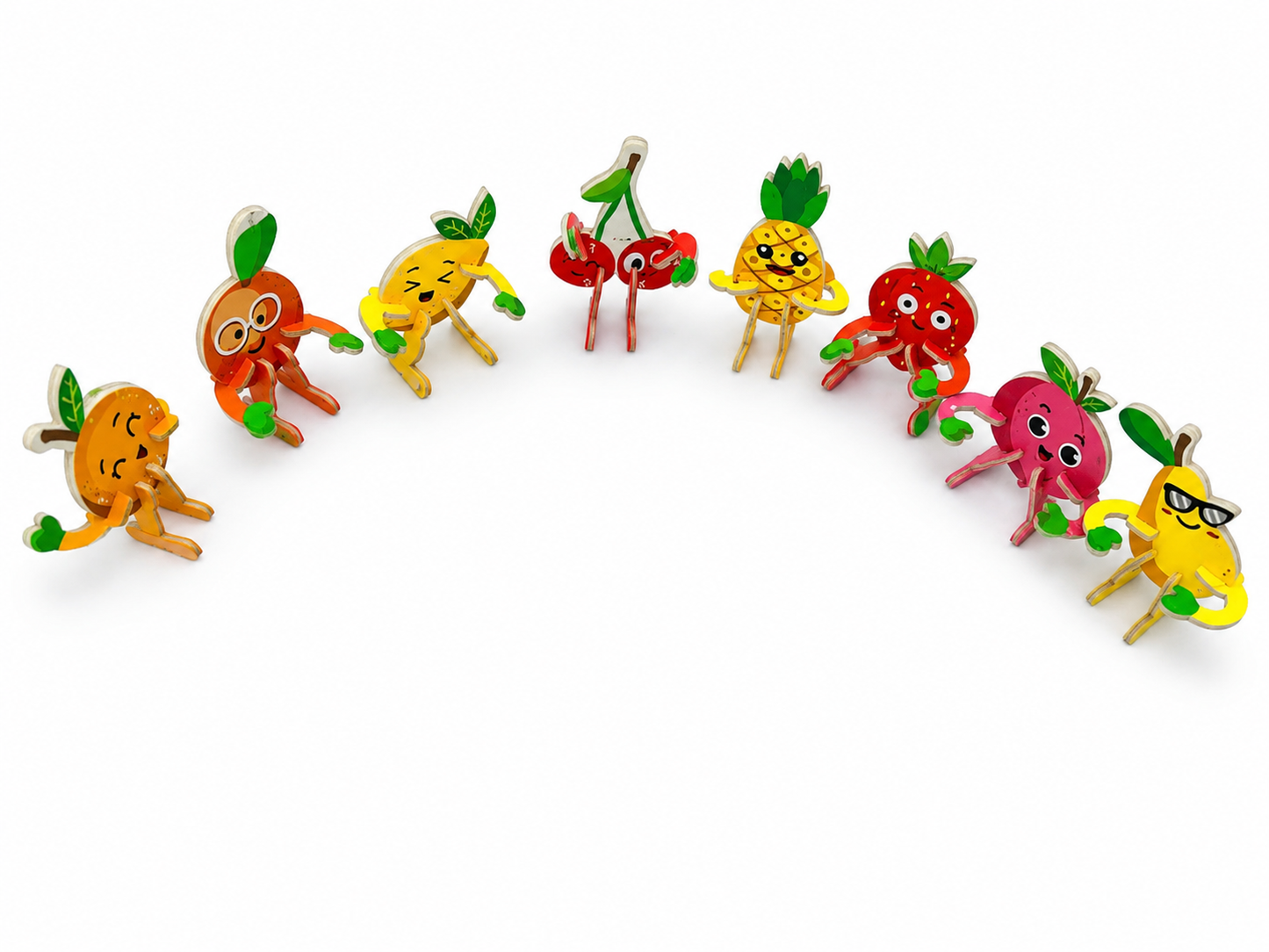DIY 3D Fruit Puzzle Board for Kids