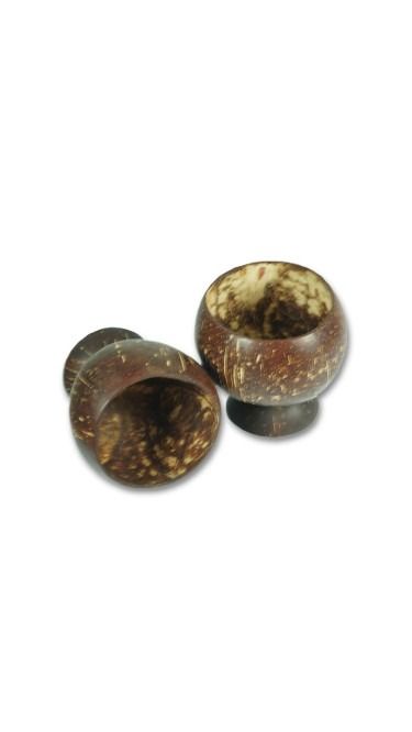 Handcrafted Coconut Shell Dessert Bowl  (pack of 2)