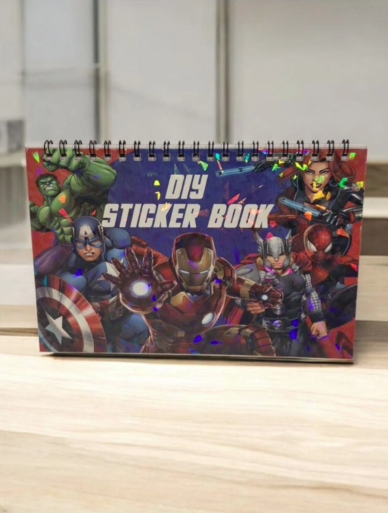 DIY Sticker Book for Kids | Creative Sticker Activity Book | Fun Art & Craft Book | Random Colour | Pack of 1