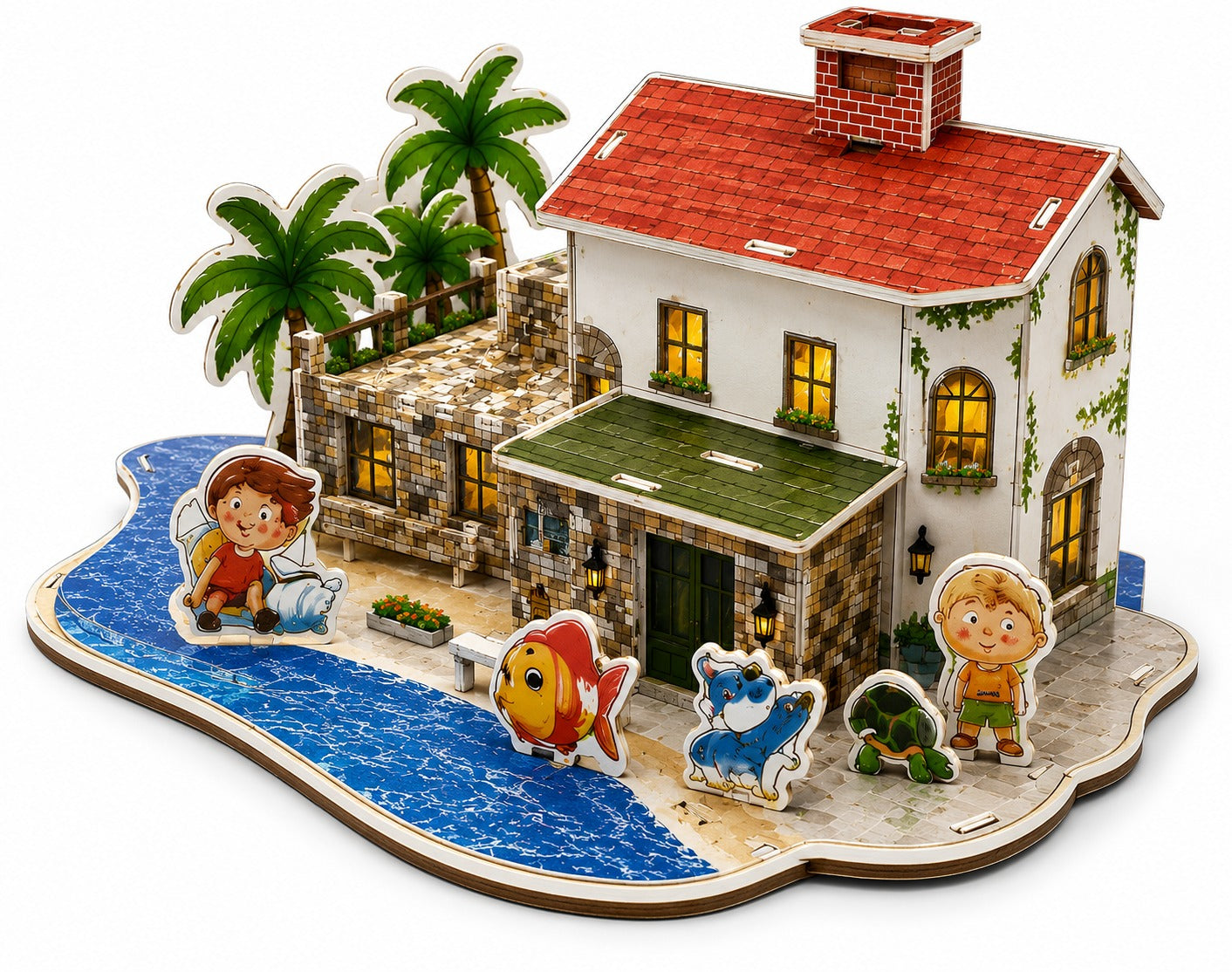 DIY 3D Puzzle Toy for Kids