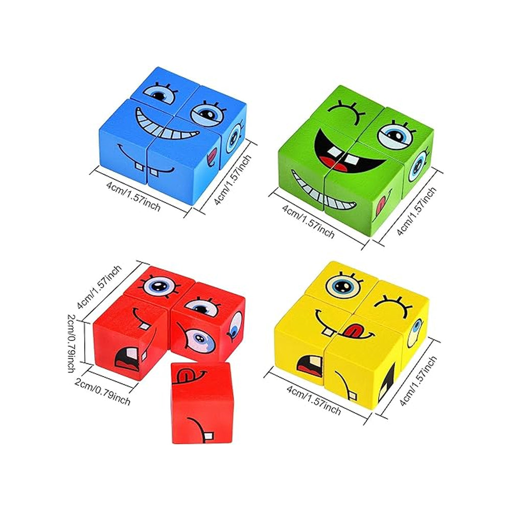 Face Changing Cube Puzzle - 72 Variations