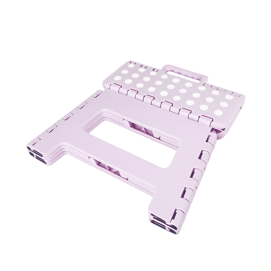 Kids Foldable Collapsible Plastic Stool with Non-Slip Surface (Pink)