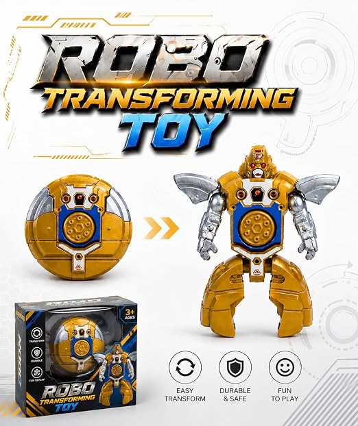 Robot Transforming Toy for Kids