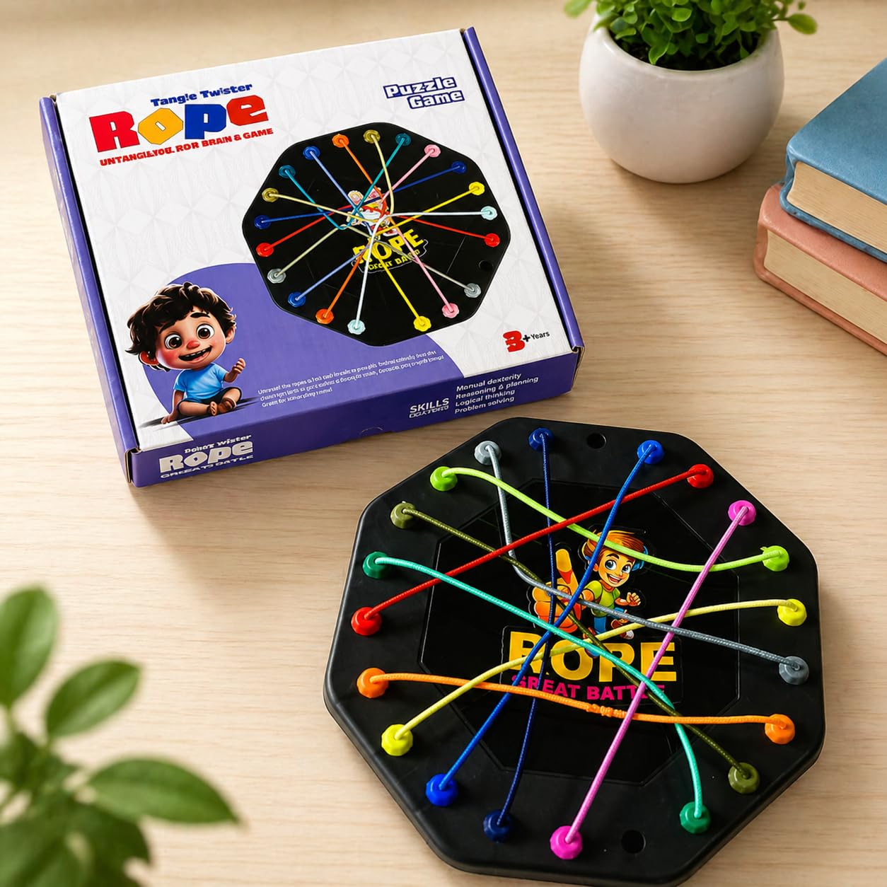 Rope Tangle Twister Puzzle Game