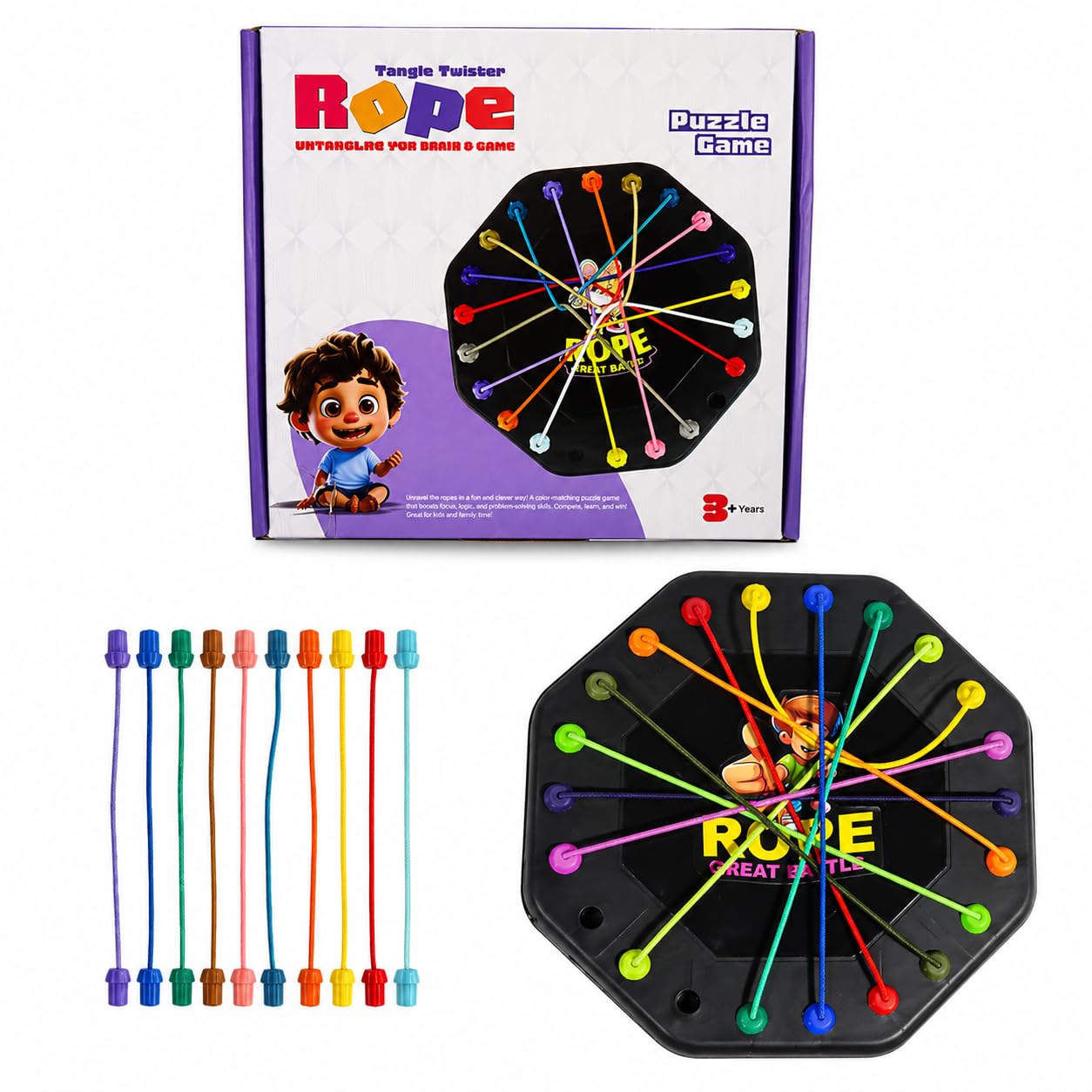 Rope Tangle Twister Puzzle Game